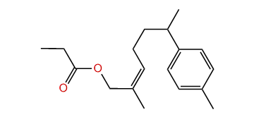 (Z)-2-Methyl-6-p-tolyl-2-heptenyl propanoate